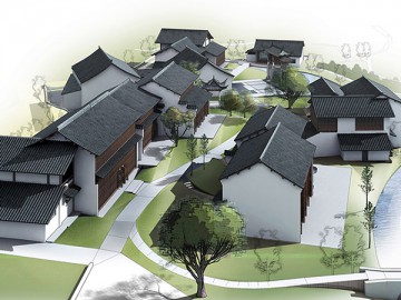 仰天农庄——庆丰基地村旅游休闲度假区民宿项目规划图